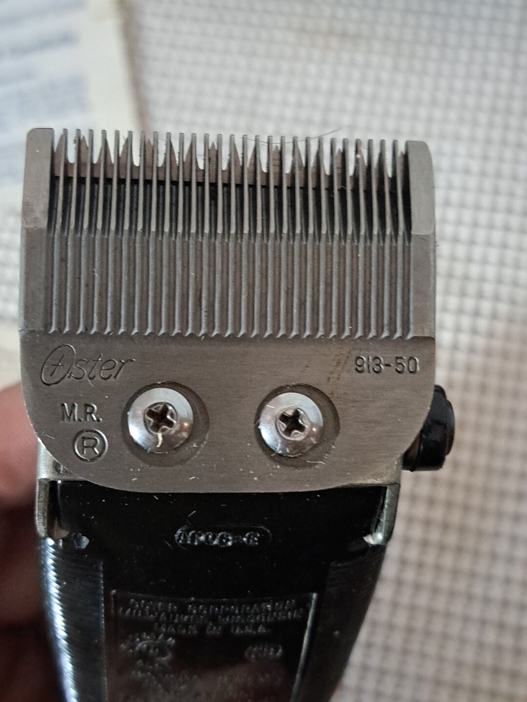 Vintage Oster Electromatic Model 23 Horse Animal Clippers w/Original Box Works