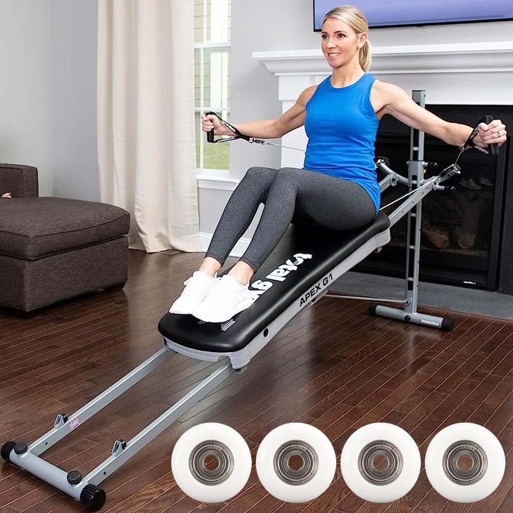 4 Wheels/Rollers for Total Gym Replacement 2000 3000 some XL Models