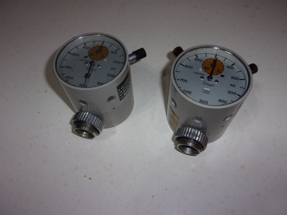 Drager Anesthesia machine breathing volumeter