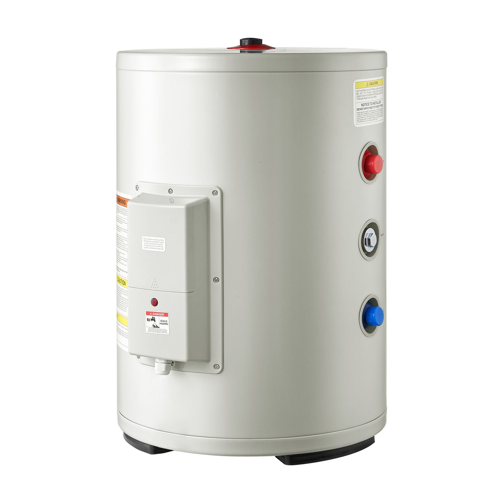 Uimoso 12-Gallon Electric Water Heater, 1600W, 120V, Point-of-Use with T&P Valve