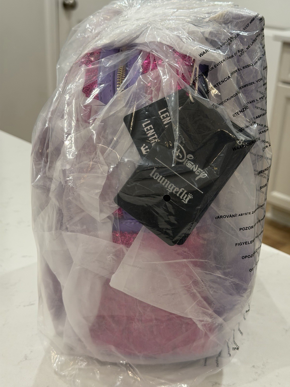 Loungefly Disney Sword in the Stone Madam Mim Lenticular Sequin UK Excl Backpack