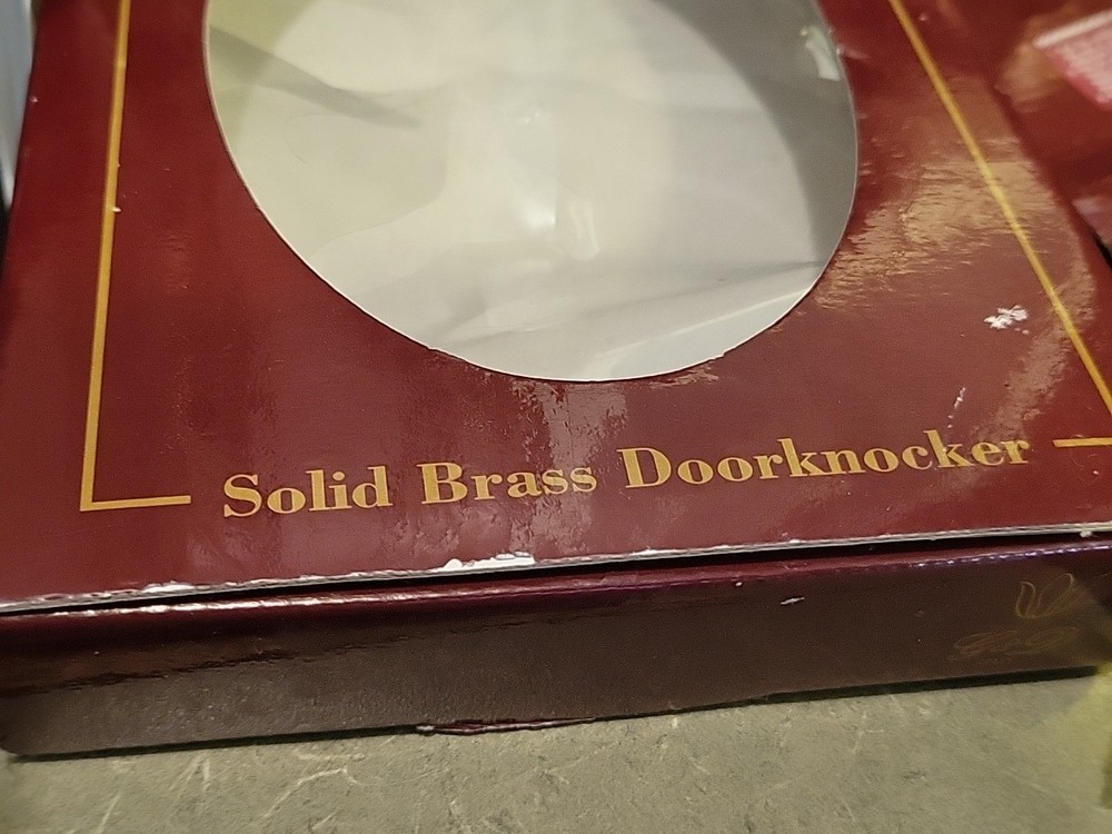 Classic Polished Solid Brass Door Knocker Engraved "Miller"