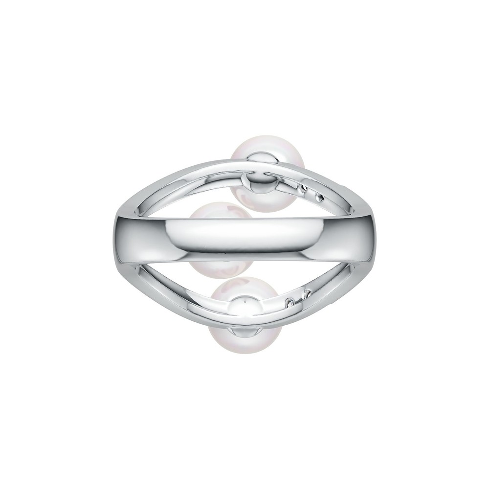Sterling Silver Semi Mount Ring Setting Round RD 7x7mm with White Topaz