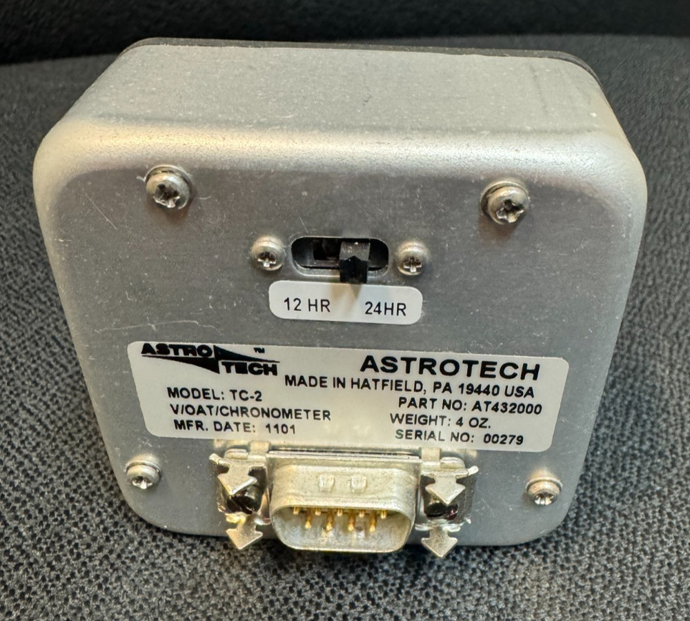 Astrotech TC-2 Quartz Chronometer Timer Clock PN AT432000
