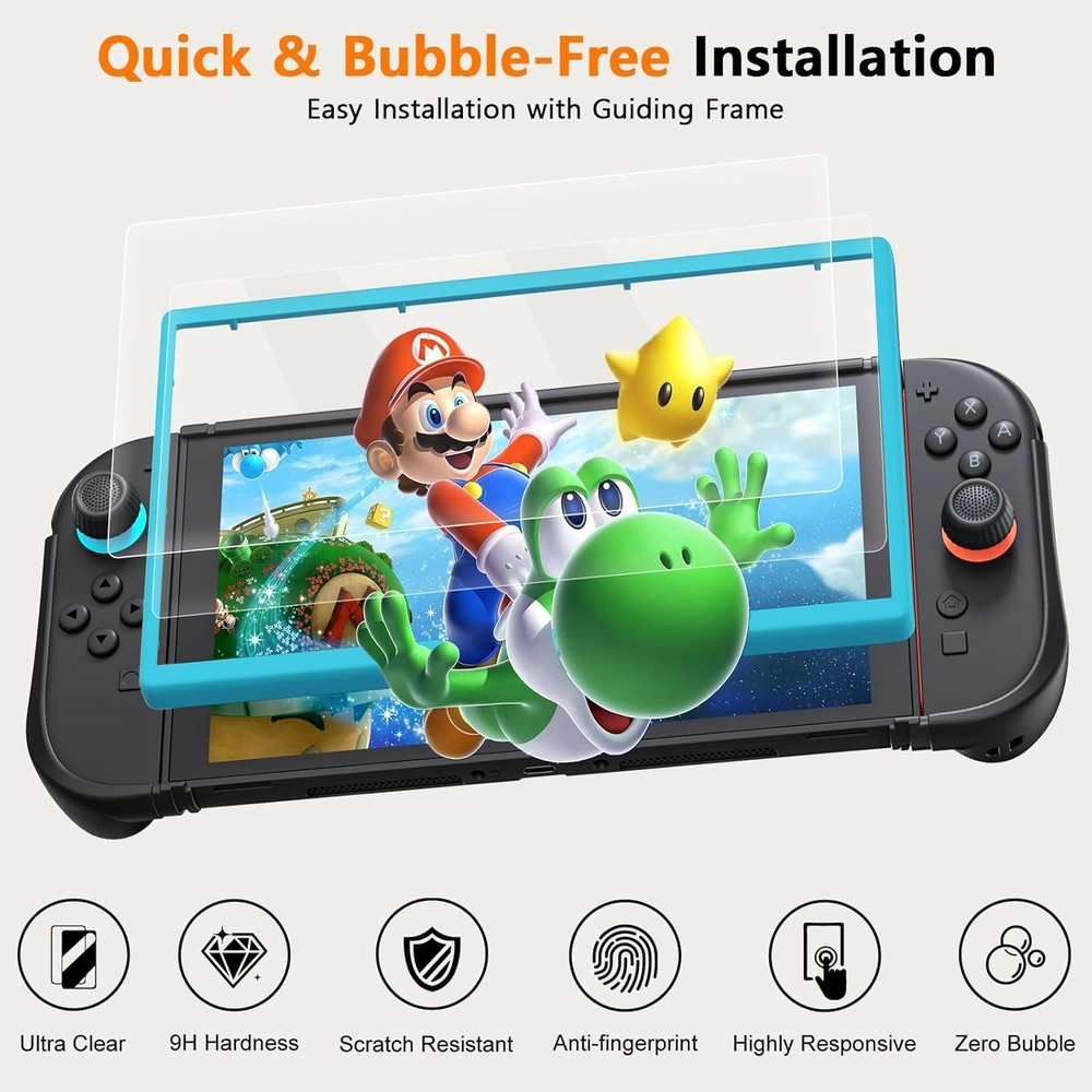 NEW Nintendo Switch 2 16-in-1 Accessories Bundle, Switch Pro Controllers 2, Joyc