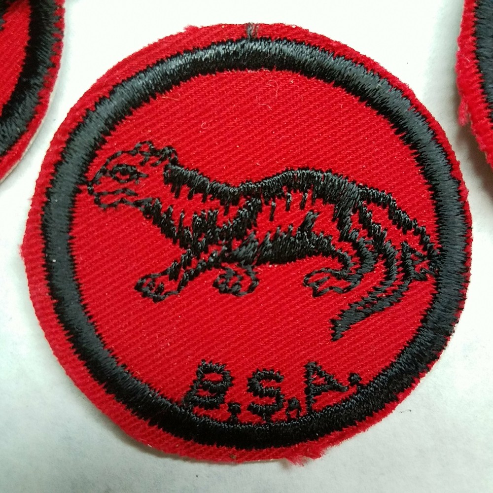 BSA Otter Black Bordered Patches 6-Pieces