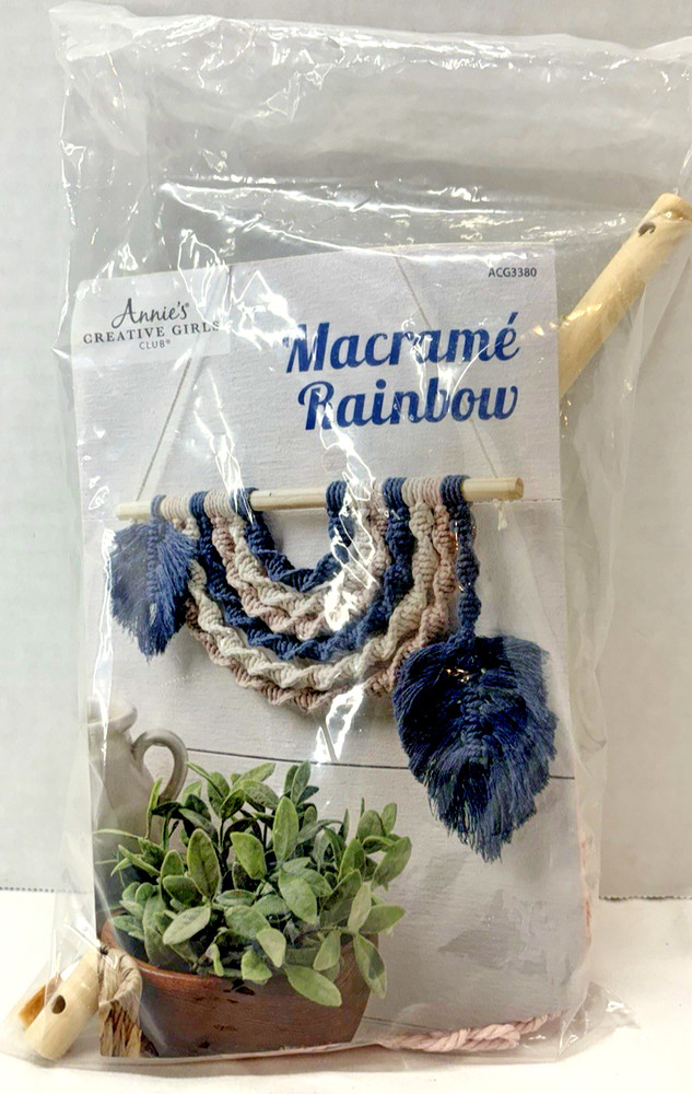 Annie's Creative Girl Craft Macram'e Rainbow New