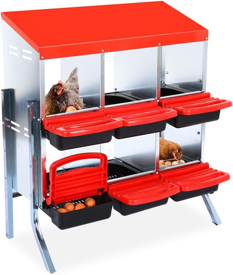 Chicken Nesting Box, 6/8/10 Compartments Nesting Box Nesting Boxes for Chicken