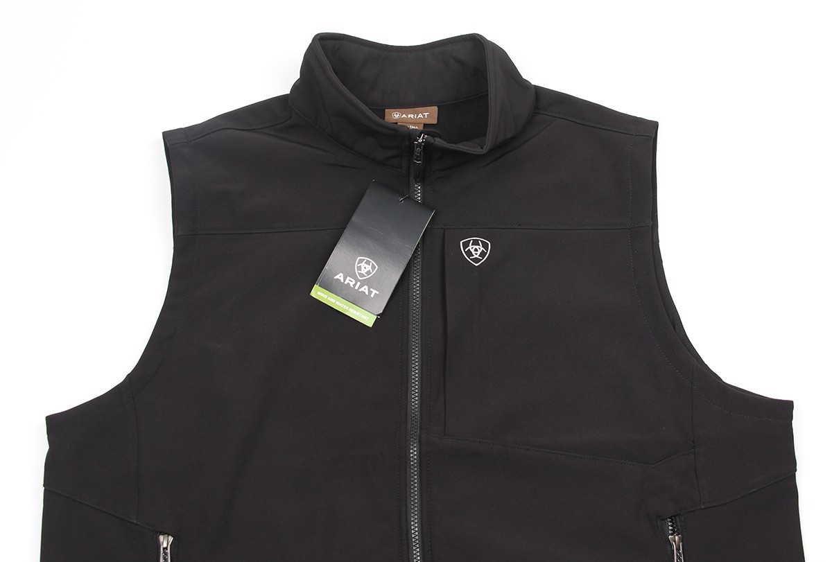 Ariat Mens Logo 2.0 Softshell Vest Black
