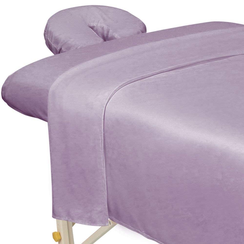 ForPro Professional Collection Premium Microfiber 3-Piece Massage Sheet Set, ...