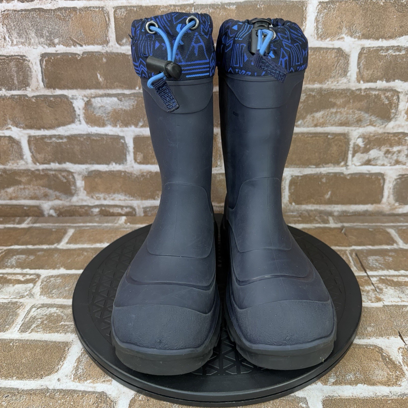 Kamik Snobuster 2 Waterproof Winter Snow Boots Navy Blue Boys Youth Size 5