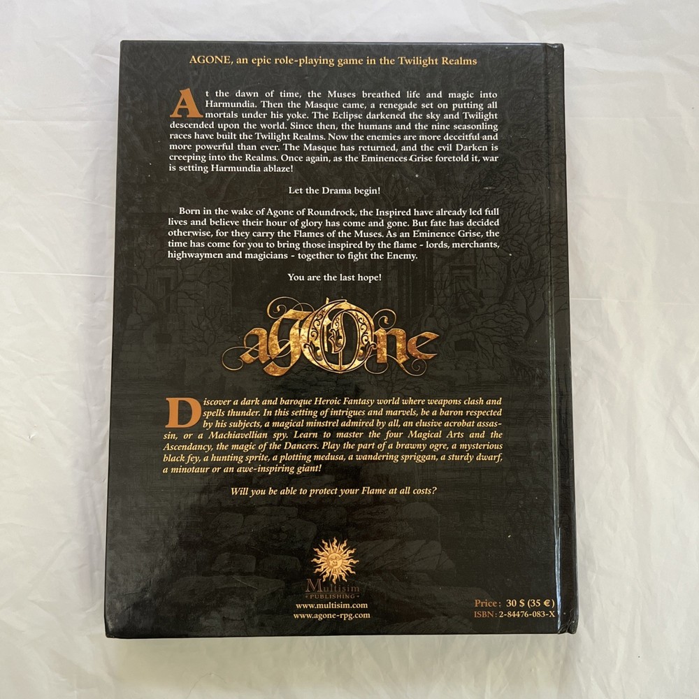 Agone: the Grimoire Volume 1 - A Twilight Realms Compendium SC RPG Sourcebook