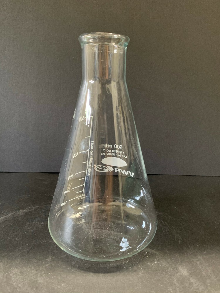 VWR 89000-366 500 mL Erlenmeyer Flask