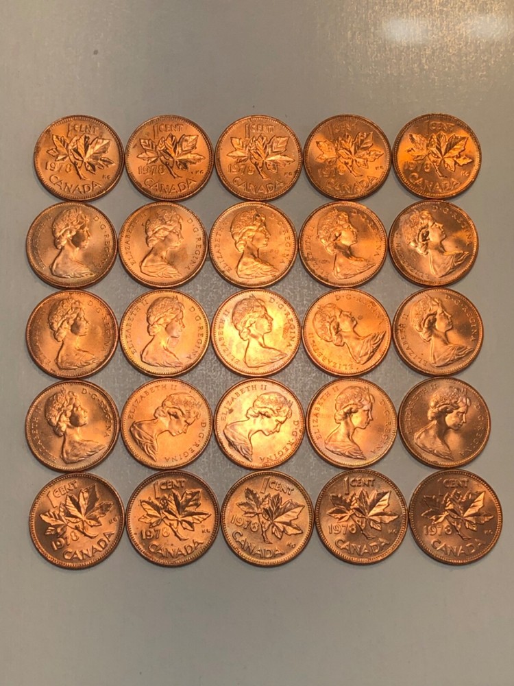 1978 Canada One Cent 1 Penny Coin 1¢ .01