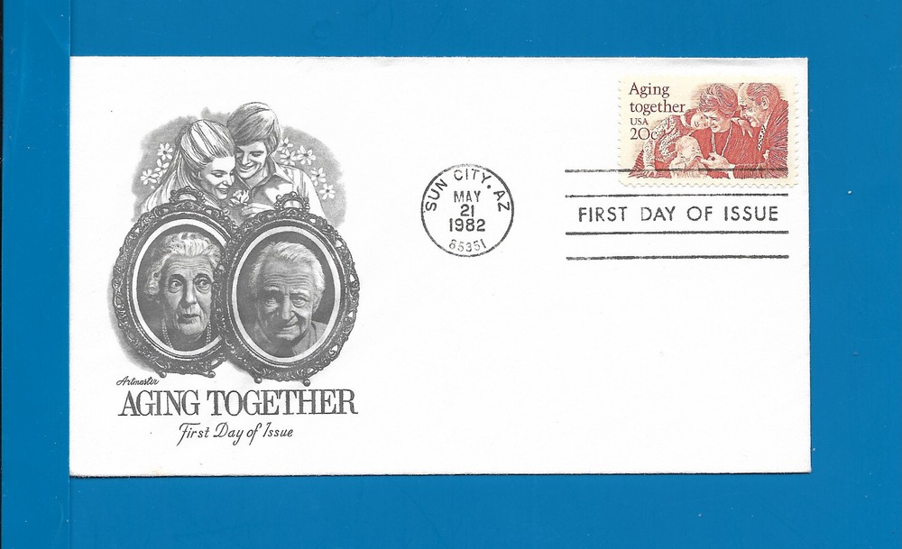 Scott 2011 Aging Together May 21, 1982 Artmaster FDC