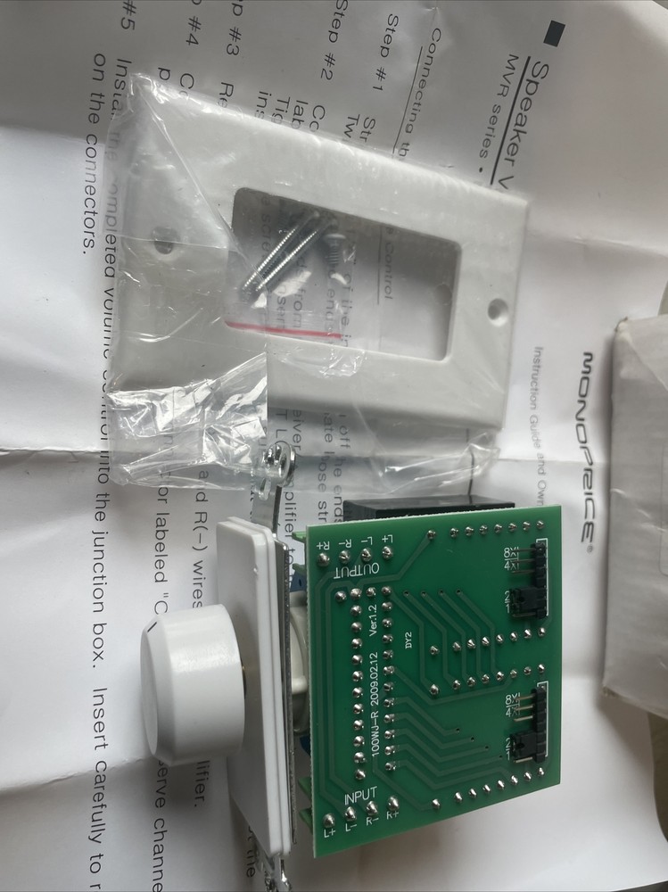 Monoprice mvr 100 speaker volume controller 8243