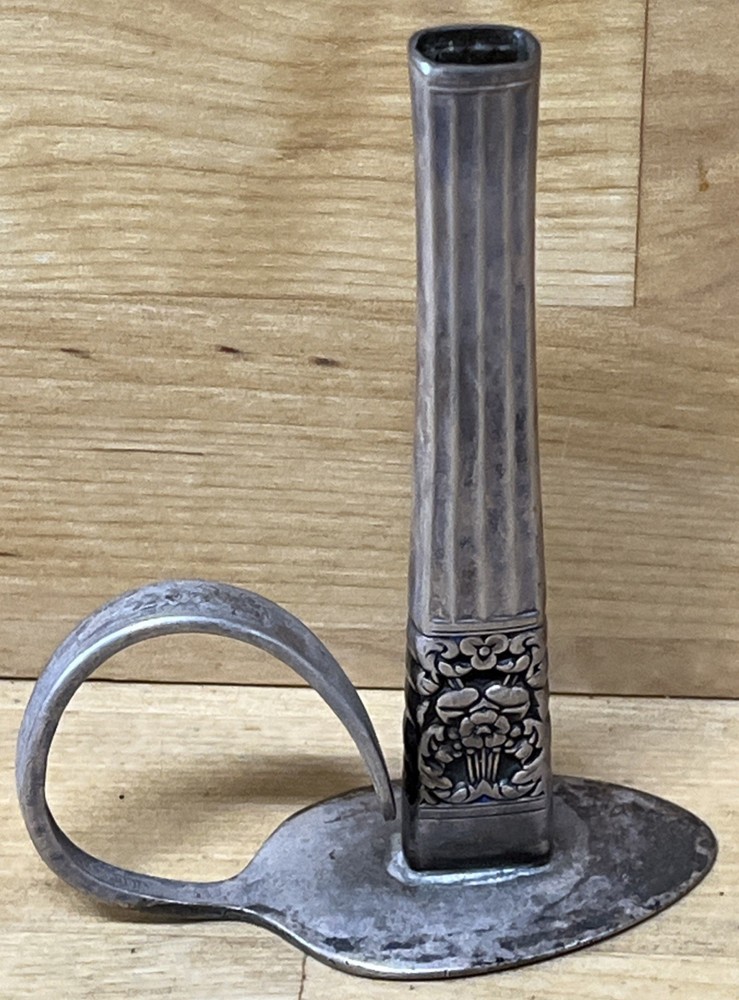 SILVERWARE BUD VASE, Made of a Spoon & Knife Handle