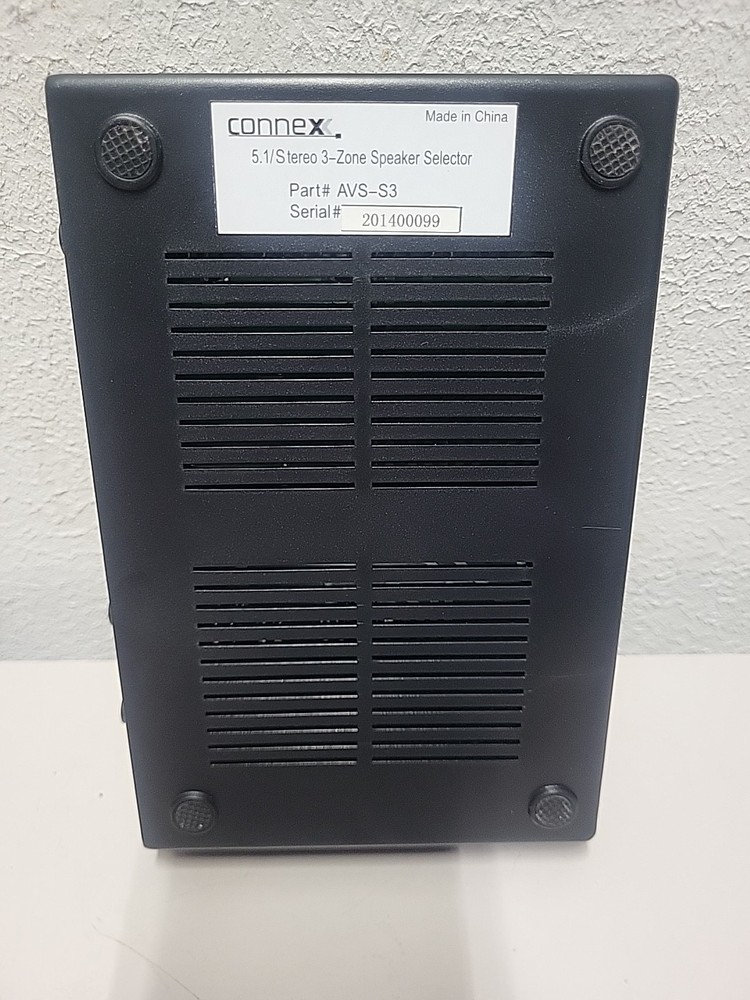 Connexx AVS-S3 Smart Source 3 Zone Speaker Selector