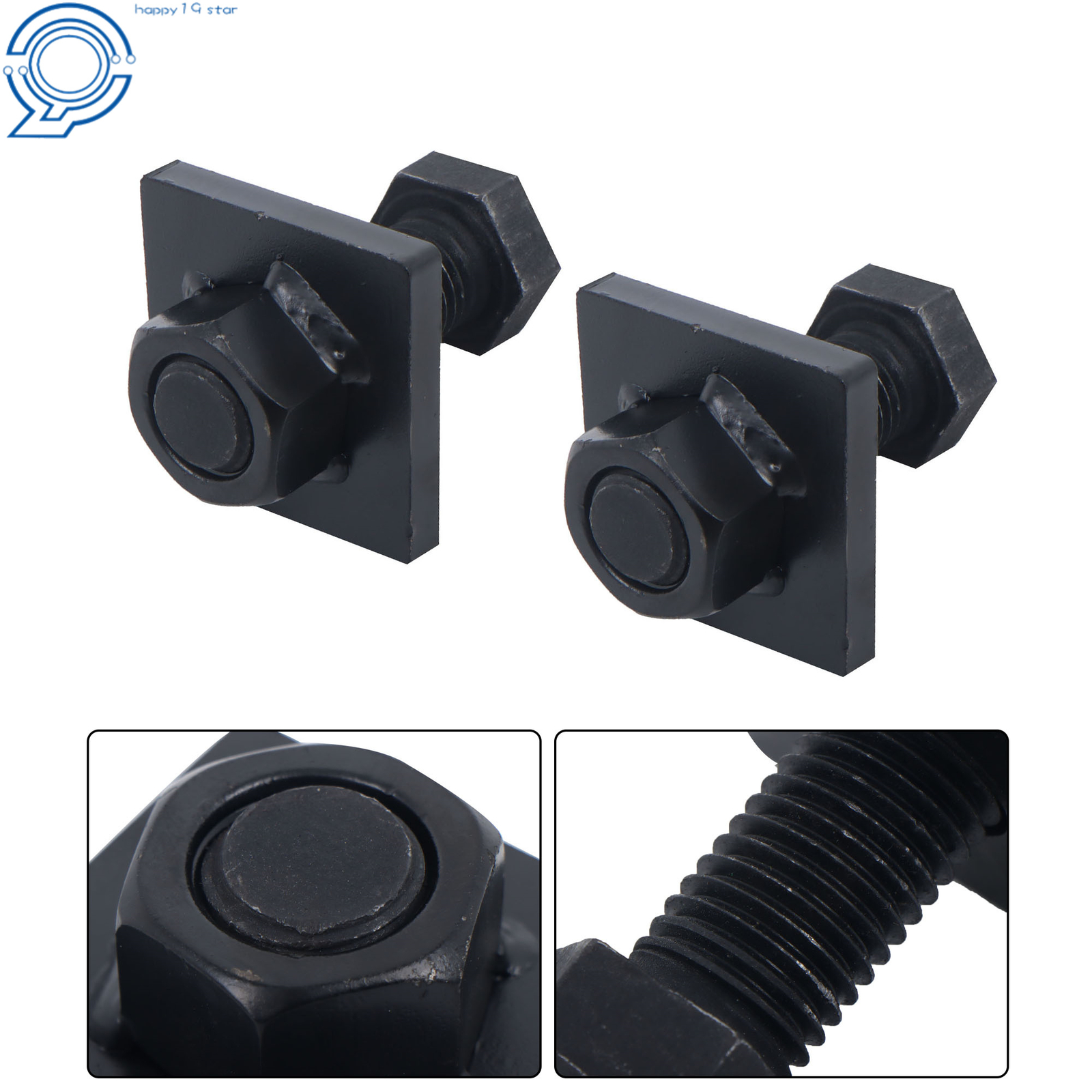 Shipping Container Wheels 8x6.5 Lug Bolt-On Spindle Kit with Handle