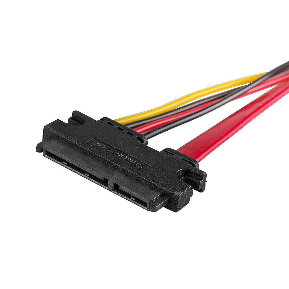 1X SATA Combo Cable Internal Desktop PC HDD DVD Drive 22pin Data 4pin Power Wire