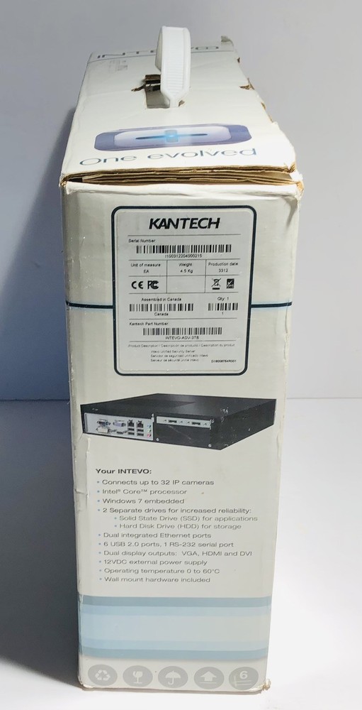 Intevo-ADV-3TB Integrated Security Platform New In Original Box