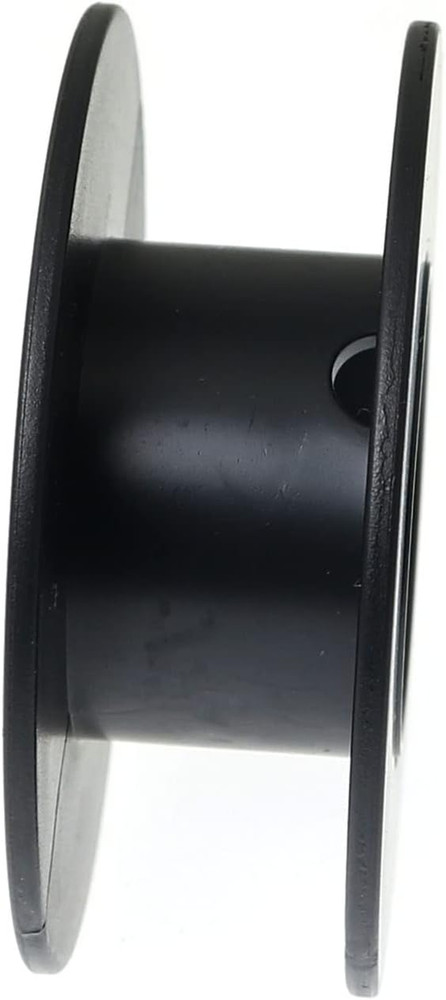 Plastic Spool 8Pcs 55Mm Black Bobbin Empty Spools for Embroidery Thread, Yarn,