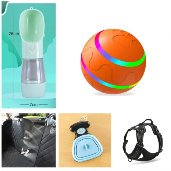 Pet Cat Interactive Rolling Ball Toy USB Rechargeable Automatic Self-Rotating