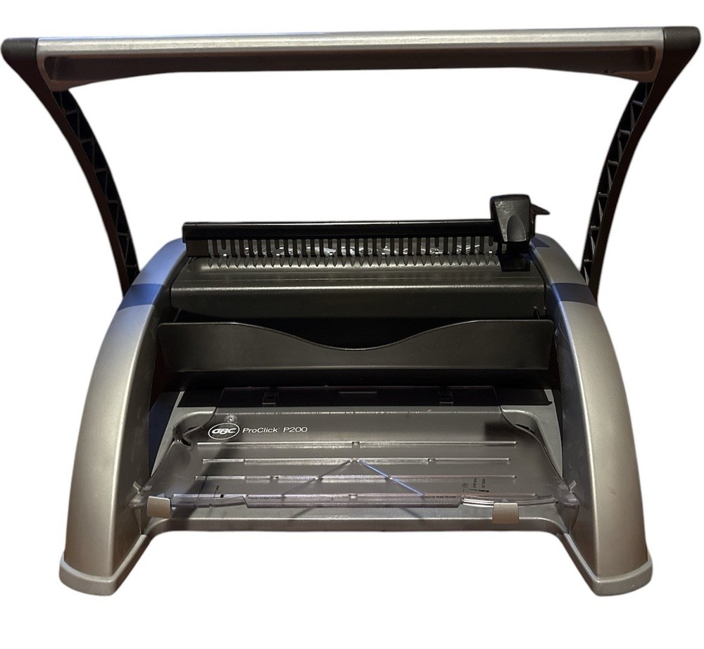 GBC ProClick P200 Document Binding Machine Professional Manual System Tested