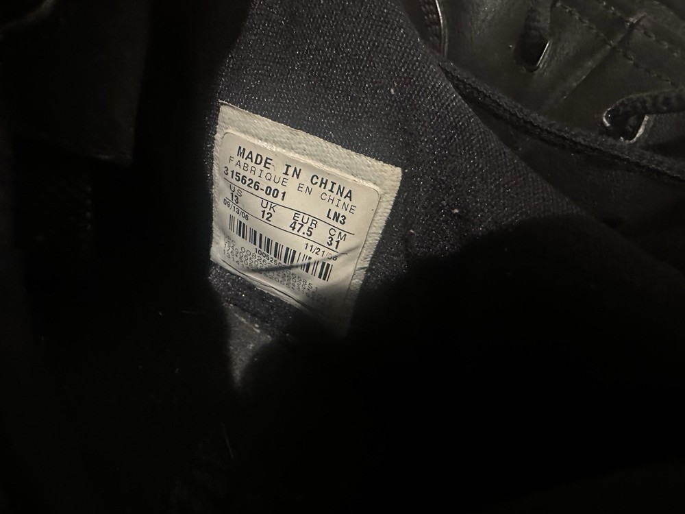 Nike Black Uptempos Size 13