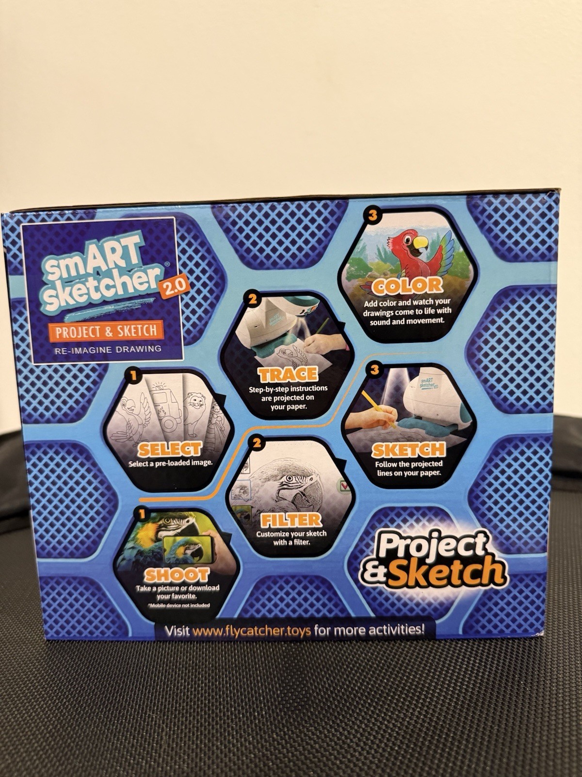 Flycatcher Smart Sketcher 2.0 Project & Sketch, New Sealed, Drawing And Tracing