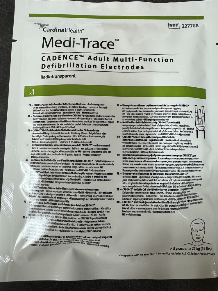 Medi-Trace Cadence Adult Multi-Function Defibrillation Electrodes