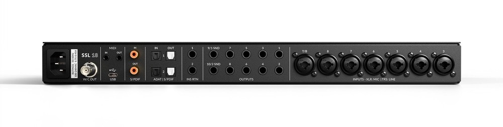 Solid State Logic SSL-18 USB-C Audio Interface, 26-In/28-Out, 32-Bit/192 kHz