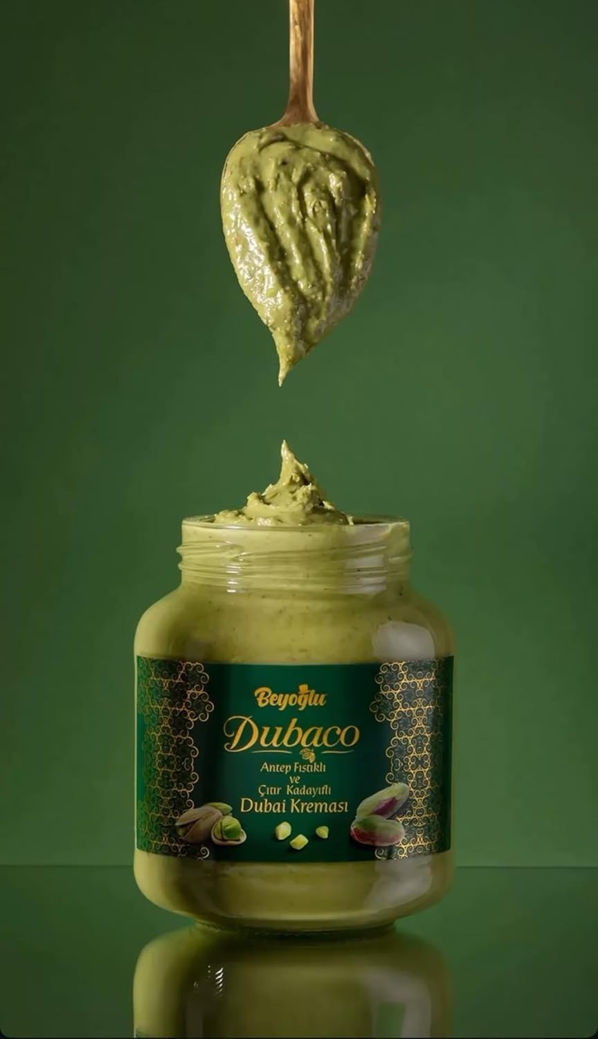 10.5oz Dubaco Dubai Chocolate Filling–Pistachio Cream with Crispy 300g-