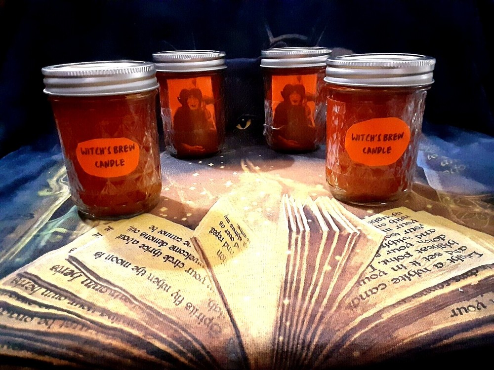 Witch's Brew Powerful Magick Casting Increase Psychic Intuition Knowing Candle