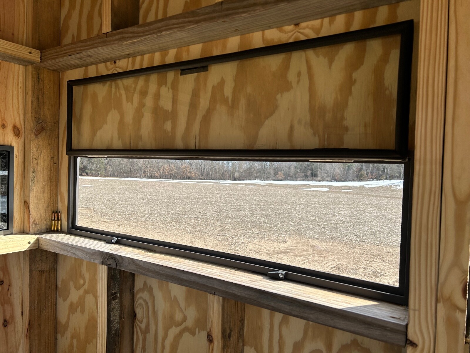 Zero 4 Outdoors 30" Hunting Blind Window; Premium Aluminum, Tempered Glass