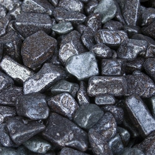Bayside Candy Silver Nuggets Chocolate Rocks Candy - Chocolate Chunks Silver