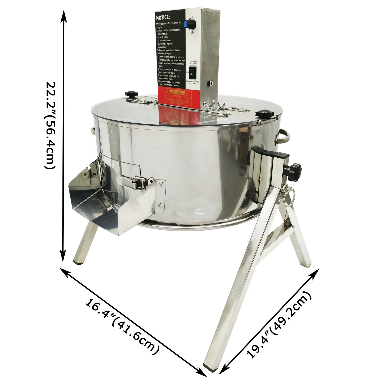 Bud Leaf Trimmer Machine 16" Wet & Dry Hydroponics Trimmer 201 Blades 110V