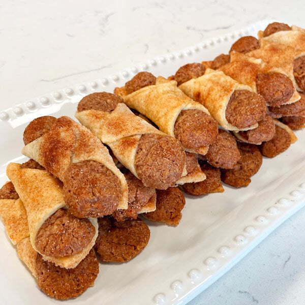 Cinnamon Pecan Kolachi Cookies