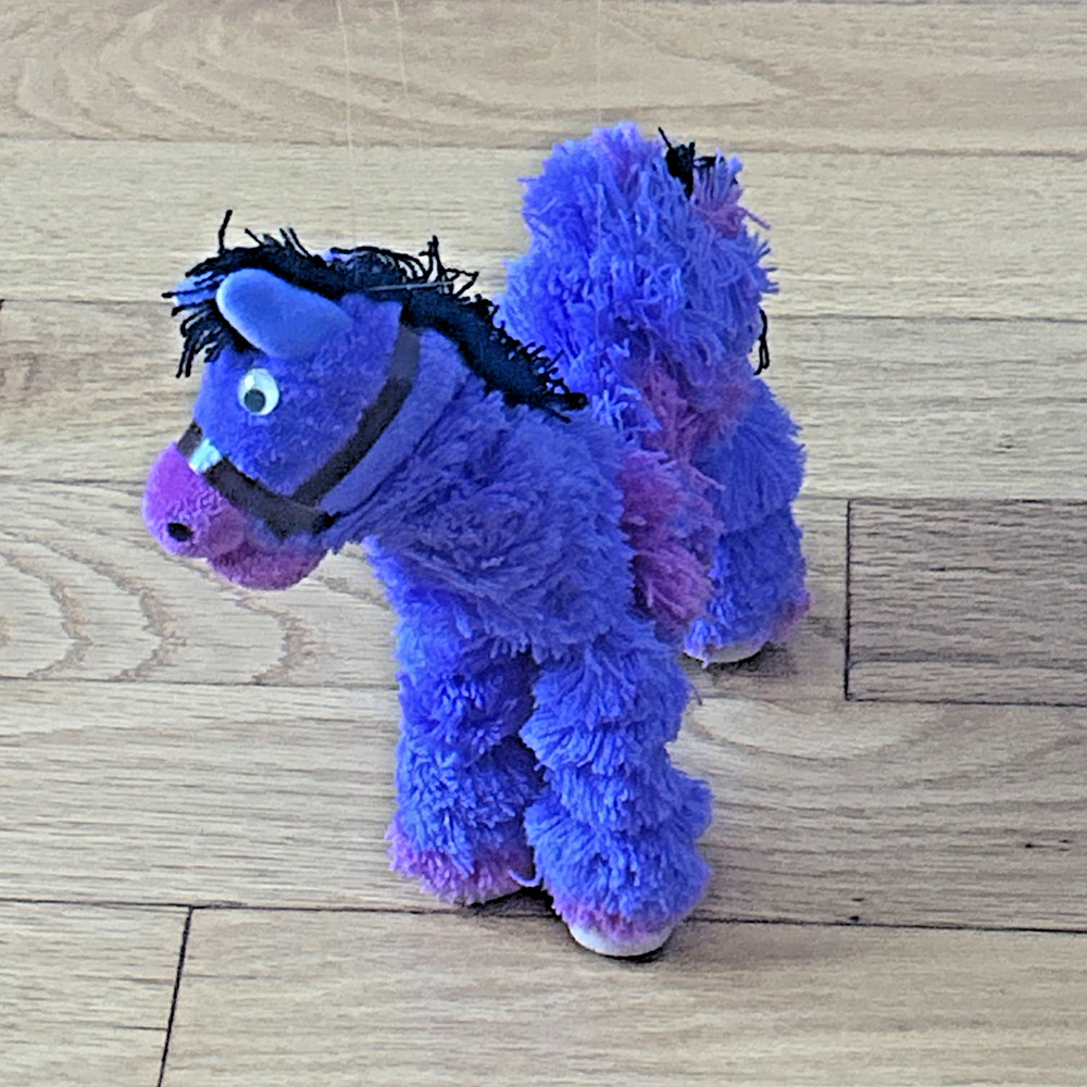 Handmade Plush/Yarn Horse String Marionette Puppet