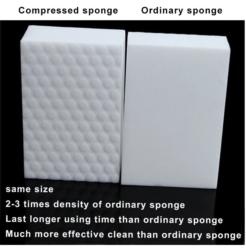 20Pc Cleaning Melamine Sponge Double Compressed High Density Magic Sponge Eraser