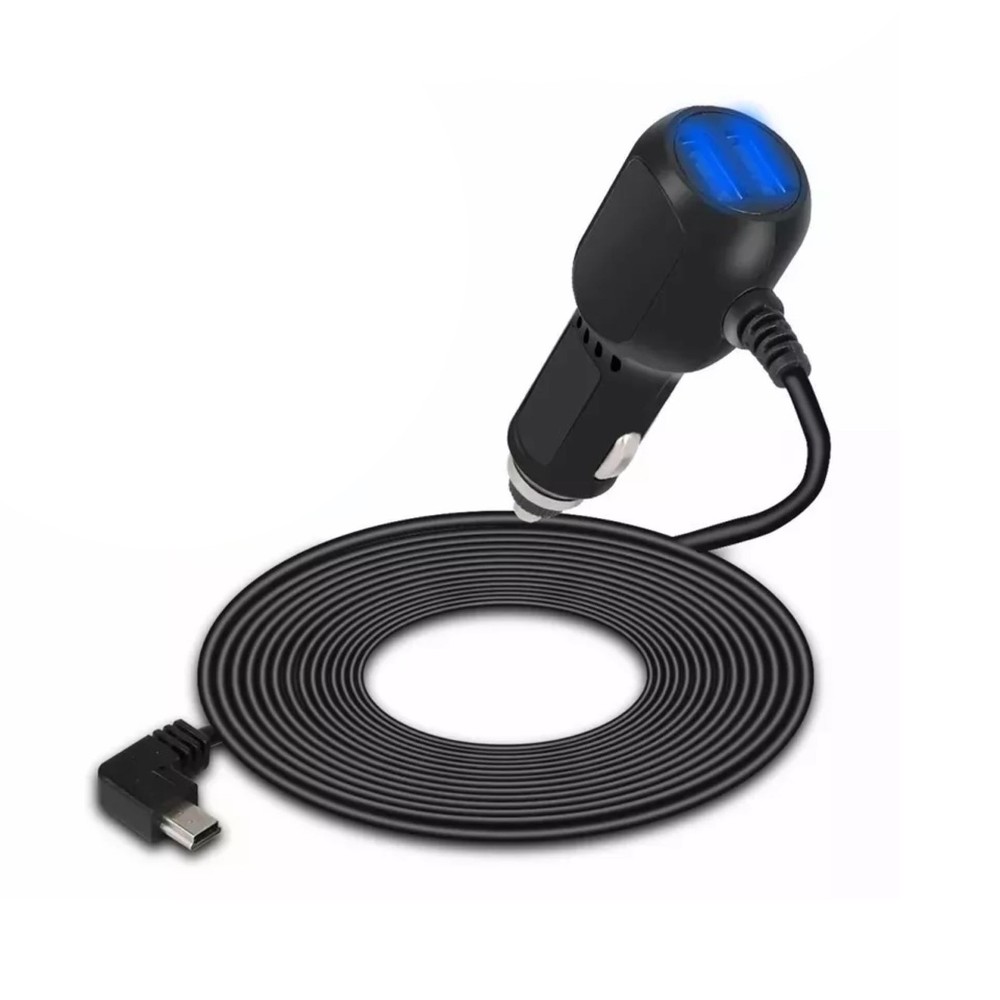 Secure USB Connection Car Charger Cable Power Cord Supply for Camera GPS