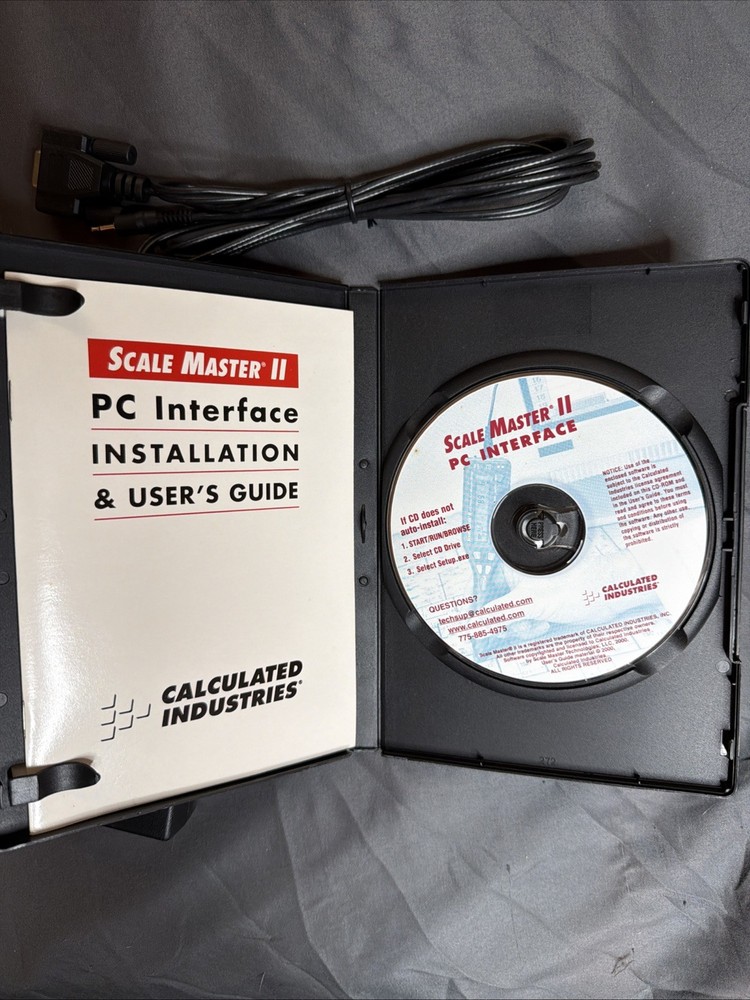 Scale Master II Digital Plan Measuring System with PC interface & Cable 4PARTS