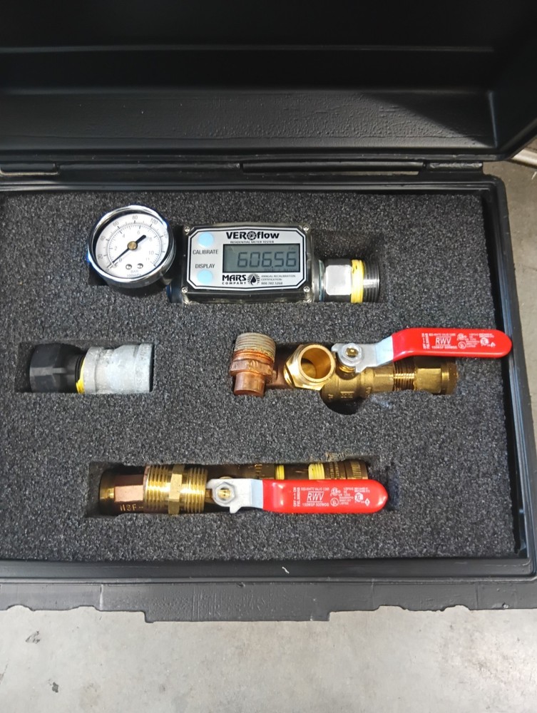 MARS VEROflow-1 (VF-1) Field testing meter VEROflow Utility Service Analyzer