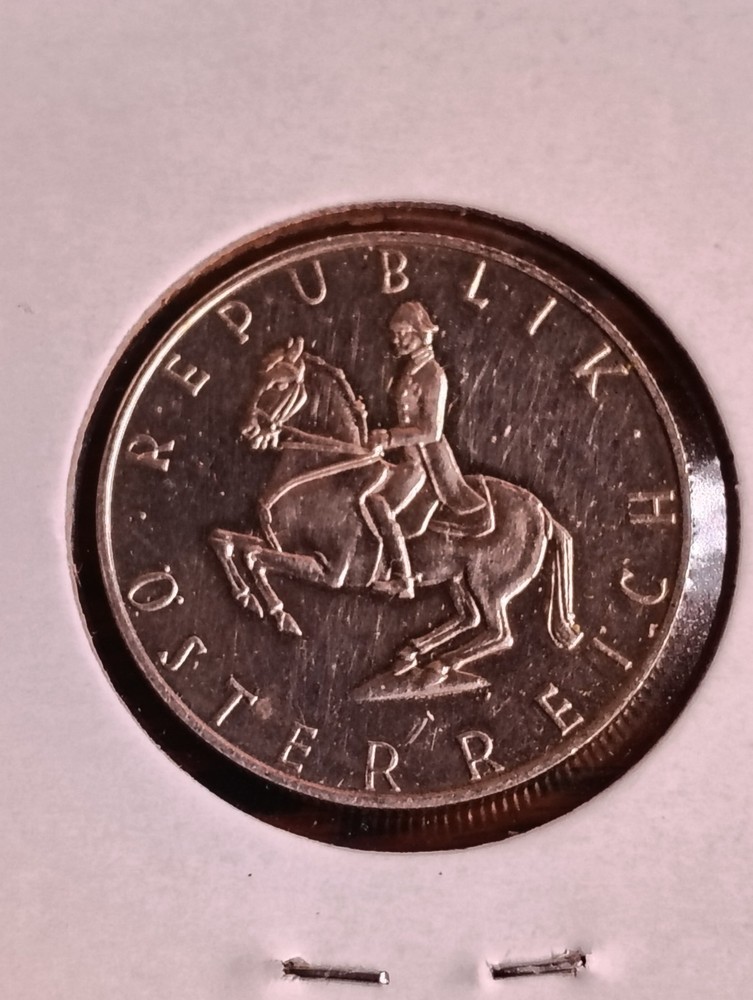 1965 Austria 5 Shilling Silver Coin