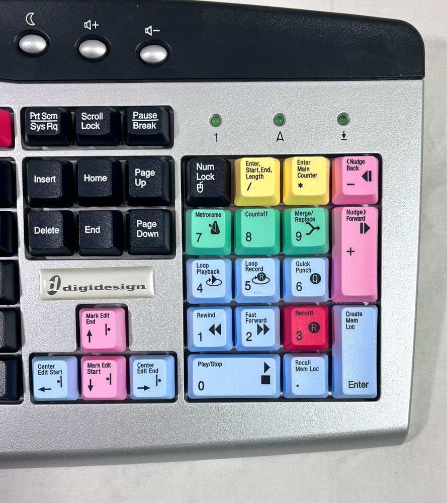 VTG Original Digidesign Pro Tools Custom Keyboard for PC Windows Pre-AVID Rare