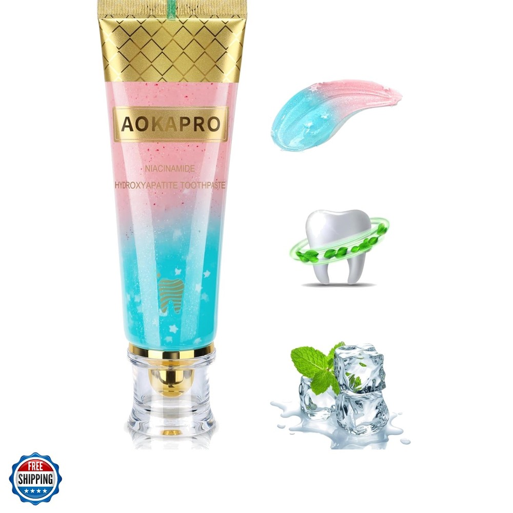 Niacinamide Whitening Toothpaste, Hydroxyapatite Toothpaste, Effectively Whit...