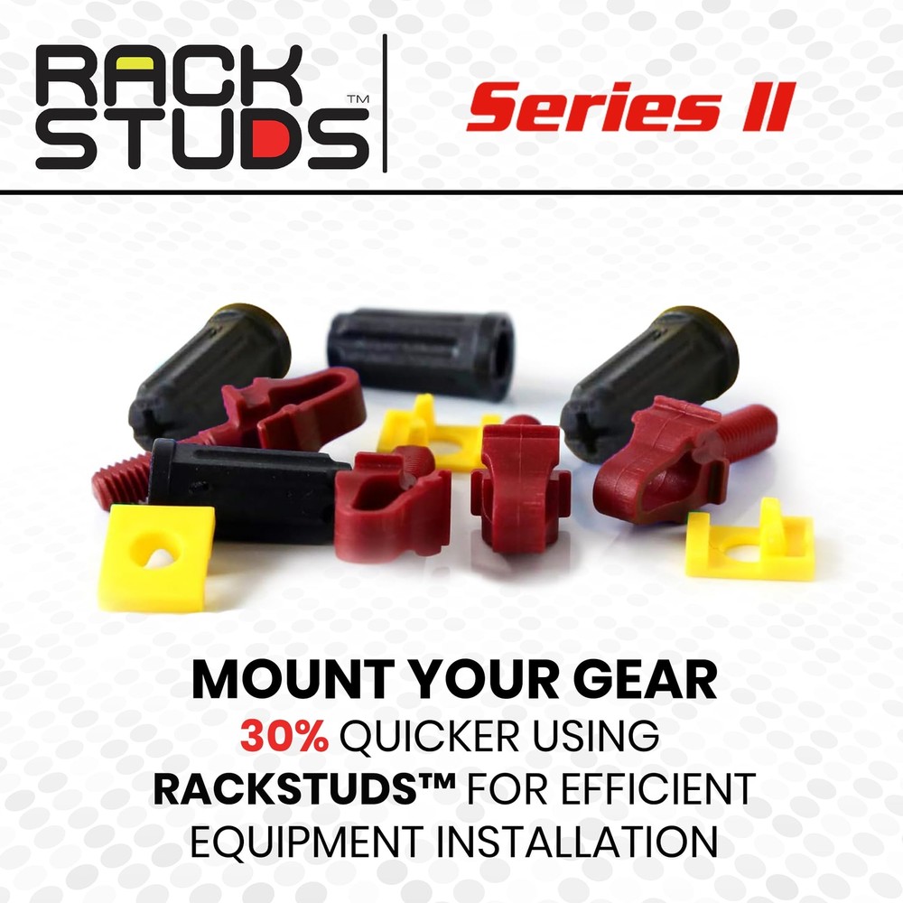 - R20 Rack Mount Solution II Quick-Cage Nut & Screw Replacement for 19" Squar...