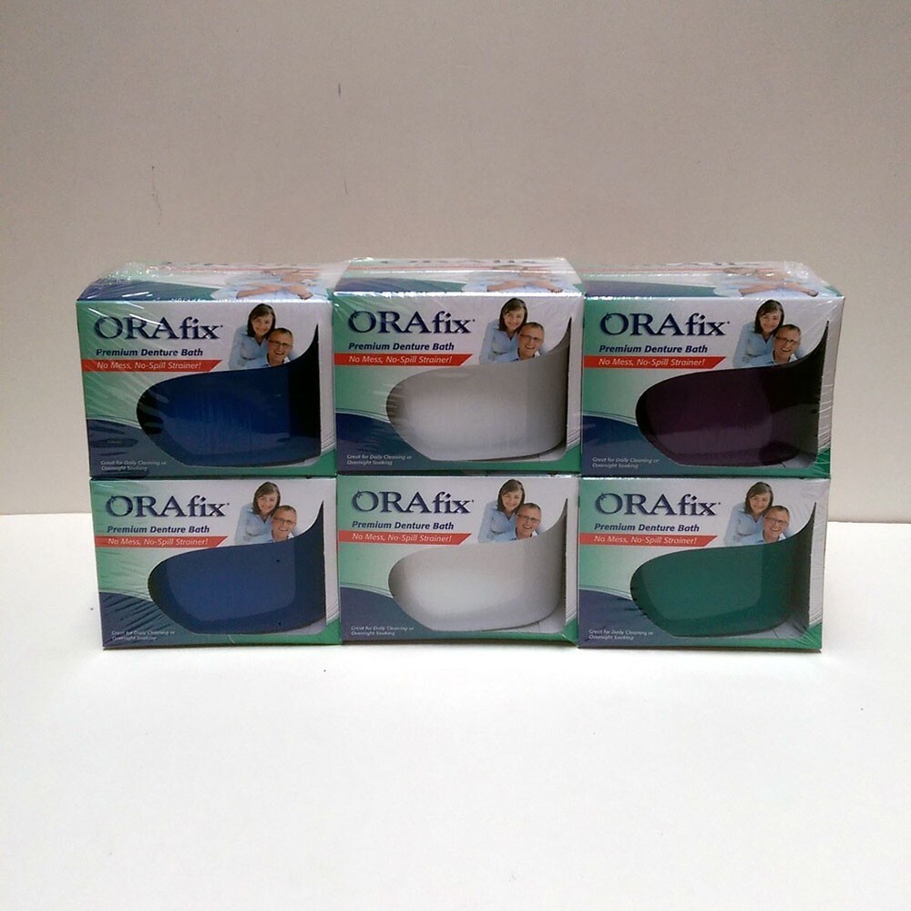 1x Denture Bath Case Cup Box Holder Storage Soak Container Retainer Teeth Travel