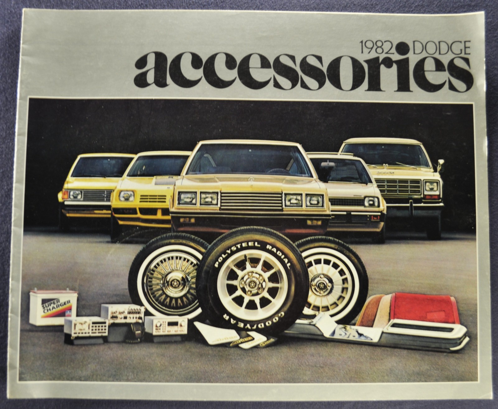 1982 Dodge Accessories Brochure 400 Aries Wagon Omni 024 Charger Ram Pickup Van