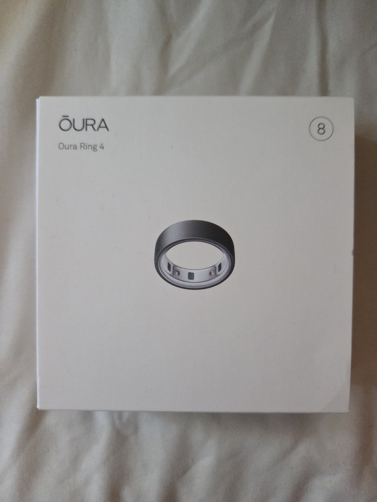 Oura Ring Gen 4 Size 8 black